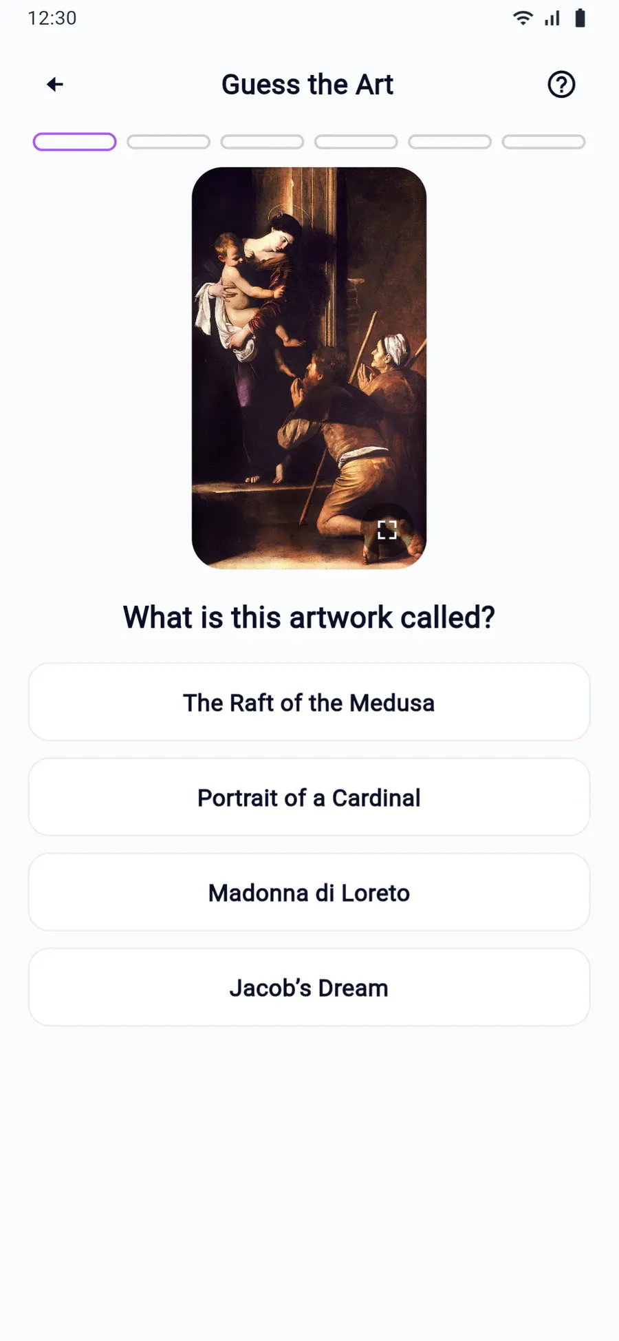 Guess the Art: a painting with four titles to choose from