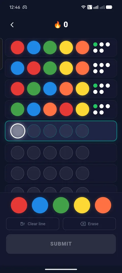 Mastermind — crack the code using color clues